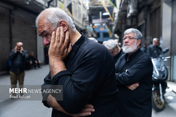 عزاداری ۲۸ صفر در بازار تهران