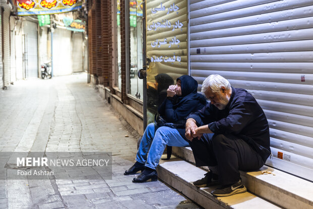 عزاداری ۲۸ صفر در بازار تهران