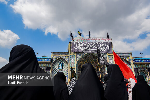 عزاداری رحلت پیامبر اکرم(ص) در آستانه اشرفیه عزاداری رحلت پیامبر اکرم(ص) در آستانه اشرفیه