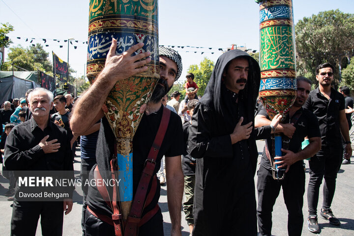  اقامة مراسم عزاء وفاة النبي (ص) في جميع أنحاء البلاد