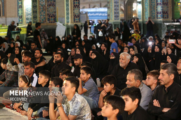 نمایش آیینی «آسمان هشتم» در حرم مطهر رضوی