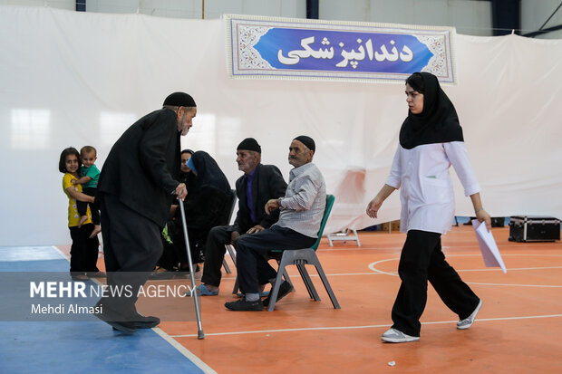 اردوی جهادگران سلامت در شهر دندی