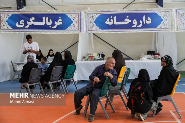 اردوی جهادگران سلامت در شهر دندی