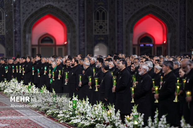 آیین خطبه‌خوانی شب شهادت امام رضا(ع)