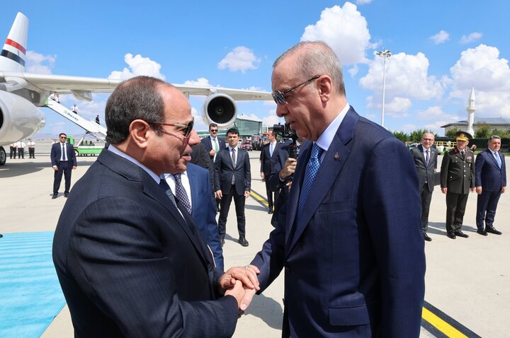 Egypt's el-Sissi meets Erdogan on first visit to Turkey