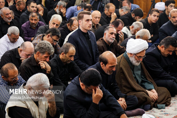 مراسم عزاداری خادمیاران رضوی در رشت