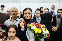 استقبال از زهرا رحیمی نایب‌قهرمان پارالمپیک در تبریز