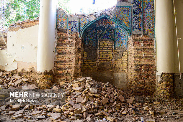 تخریب شبستان مسجد کازرونی اصفهان