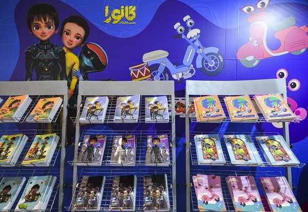 عرضه محصولات شخصیتهای کارتونی ایرانی در نمایشگاه ایراننوشت