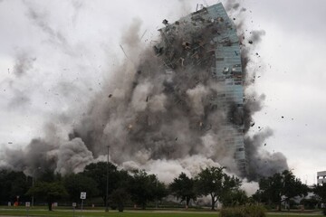 VIDEO: Moment a high-rise building imploded in US Louisiana