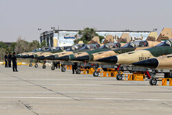 Iran air force's air-to-ground gunnery