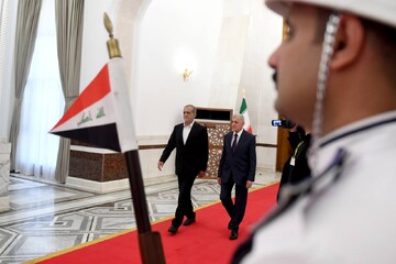 Pezeshkian meets Iraqi counterpart in Baghdad