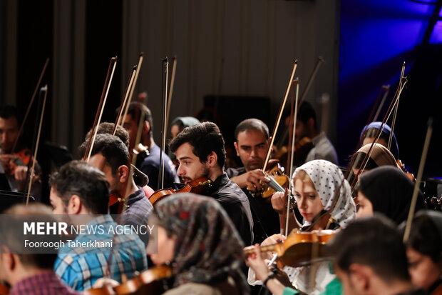 تمرین ارکستر سمفونیک تهران