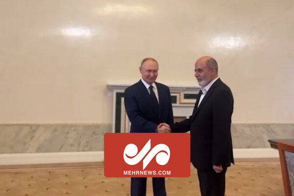 تصاویری از دیدار احمدیان با پوتین در سنپترزبورگ