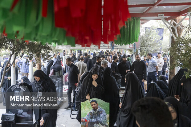 مراسم چهلمین سالروز شهادت شهید میلاد بیدی