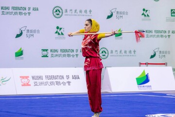 Iran’s Kiani wins gold at 2024 Asian Wushu Championships