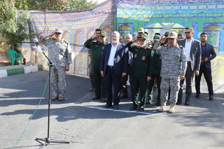 رزمایش «الی بیت المقدس» در آذربایجان غربی/ادای احترام به شهدا