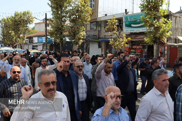 راهپیمایی ضد صهیونیستی «جمعه خشم» در شفت