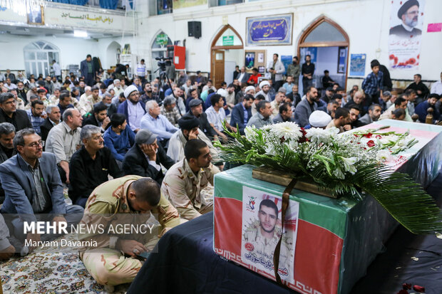 Funeral for border guard