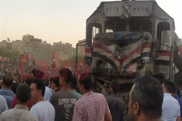 سانحه برخورد قطار در مصر سانحه برخورد قطار در مصر