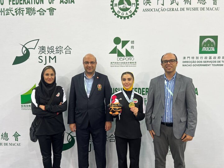 Iran’s Kiani seizes one more gold at 2024 Asian Wushu C’ships