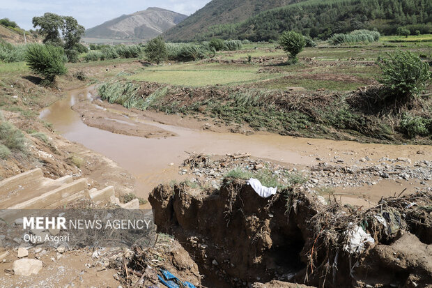 خسارت سیلاب در شرق استان گلستان