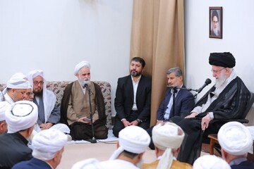 Leader's meeting with Sunni scholars, clerics