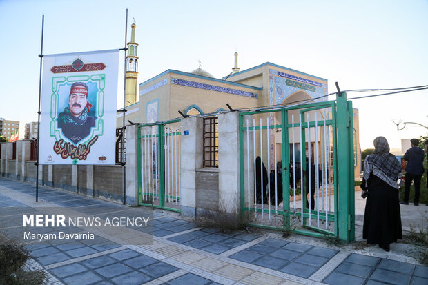 مراسم وداع با پیکر خادم الحسین «جلال اسدی» در بجنورد