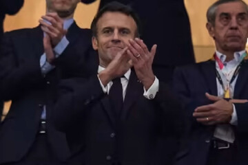 VIDEO: Macron acting bizarre in public ceremony