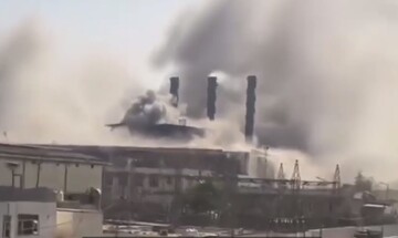 VIDEO: Massive fire was reported in Baghdad