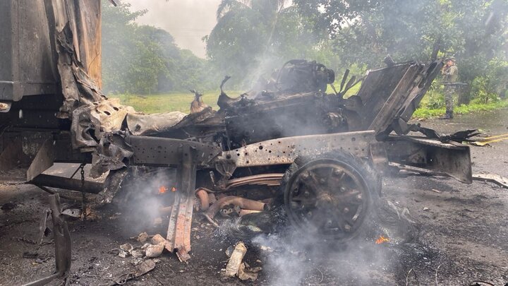 Colombian military base bombed : Army