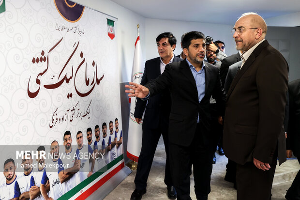 مراسم تجلیل از کشتیگیران مدالآور المپیک با حضور رئیس مجلس