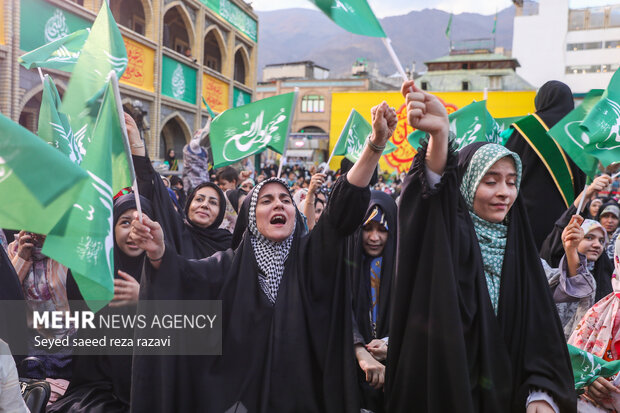 محفل بزرگ قرآنی «علی حب النبی(ص) حامی فلسطینم»