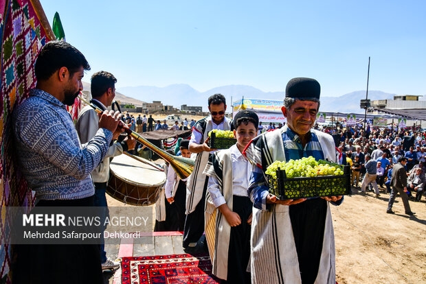 دومین جشنواره گردشگری انگور در شهر ناغان 12