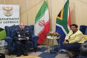 Iran, S Africa emphasize boosting military-defense coop.