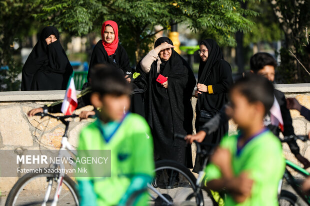 همایش دوچرخه سواری در مشهد