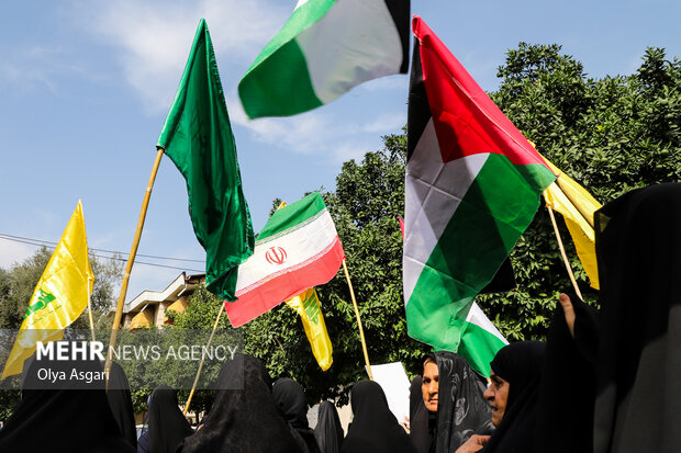 راهپیمایی ضدصهیونیستی «جمعه خشم» در گرگان