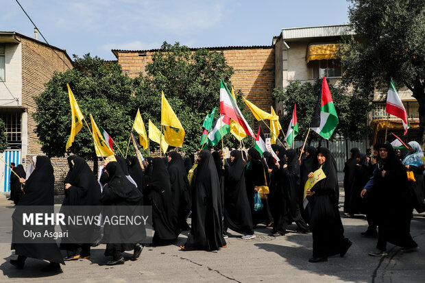 راهپیمایی ضدصهیونیستی «جمعه خشم» در گرگان