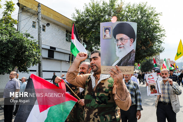 راهپیمایی ضدصهیونیستی «جمعه خشم» در گرگان