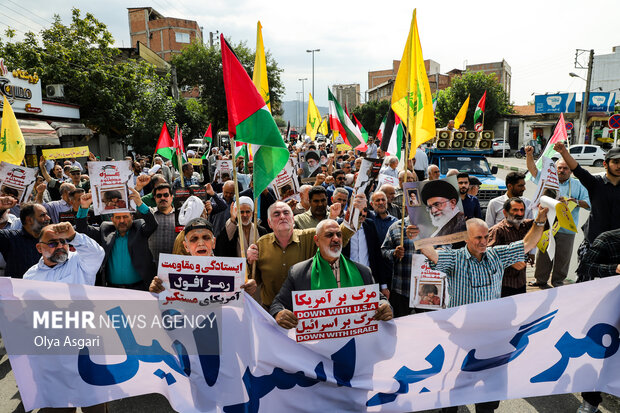 راهپیمایی ضدصهیونیستی «جمعه خشم» در گرگان