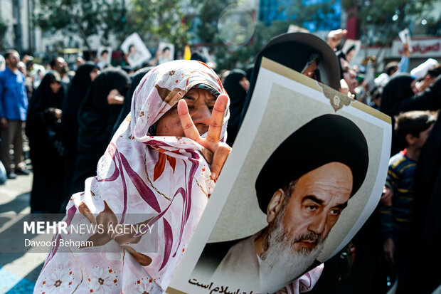 راهپیمایی ضدصهیونیستی «جمعه خشم» در مشهد