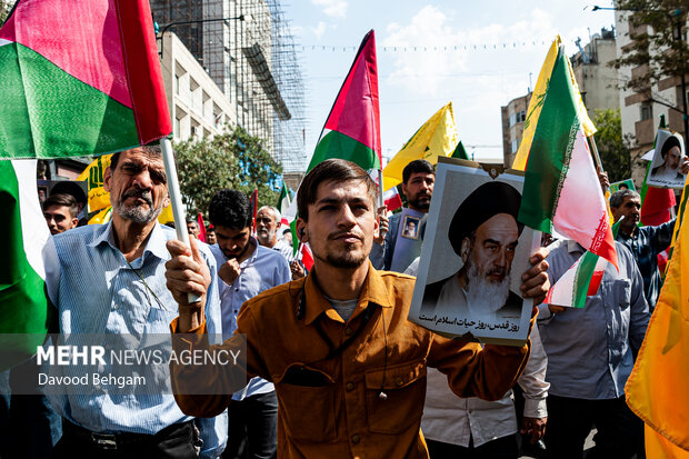 راهپیمایی ضدصهیونیستی «جمعه خشم» در مشهد