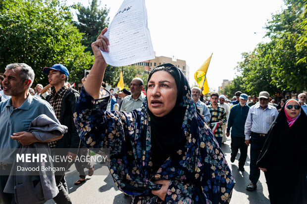 راهپیمایی ضدصهیونیستی «جمعه خشم» در مشهد