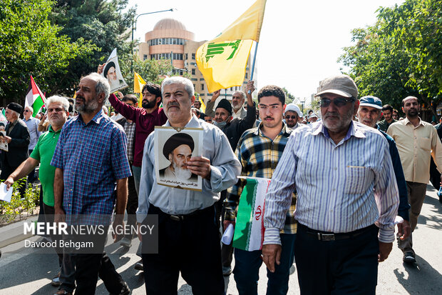 راهپیمایی ضدصهیونیستی «جمعه خشم» در مشهد