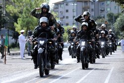 Iran Armed Forces military parade in Rasht