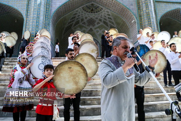 همایش بزرگ دف نوازان خراسان شمالی