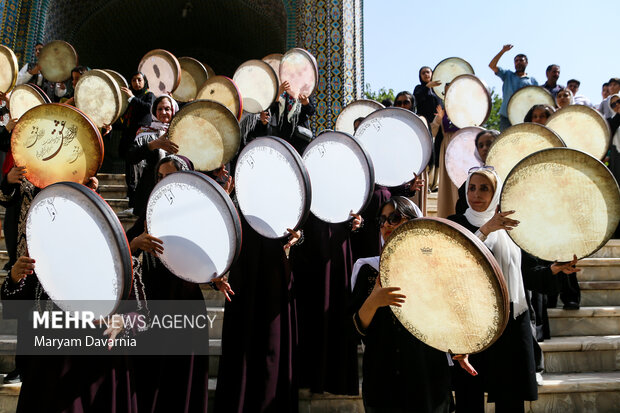 همایش بزرگ دف نوازان خراسان شمالی