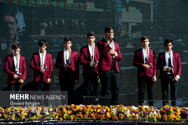 آئین بازگشایی مدارس در مشهد 17