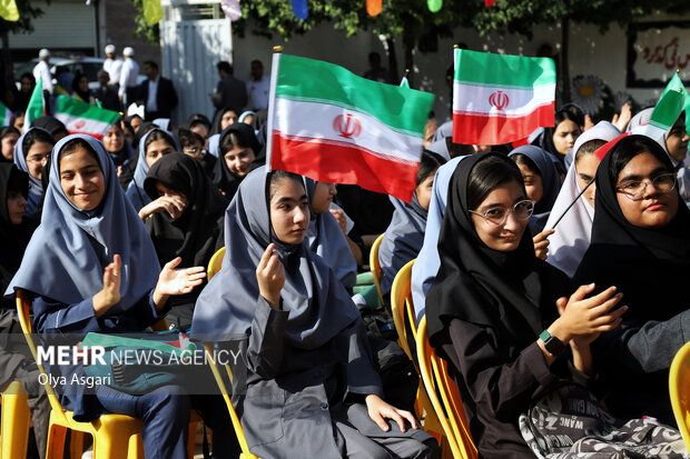 آیین بازگشایی مدارس در گرگان