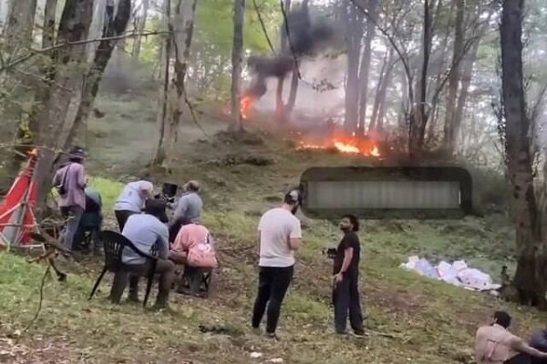 مجوزی برای ایجاد انفجار هنگام ساخت فیلم در جنگل صادر نشده است